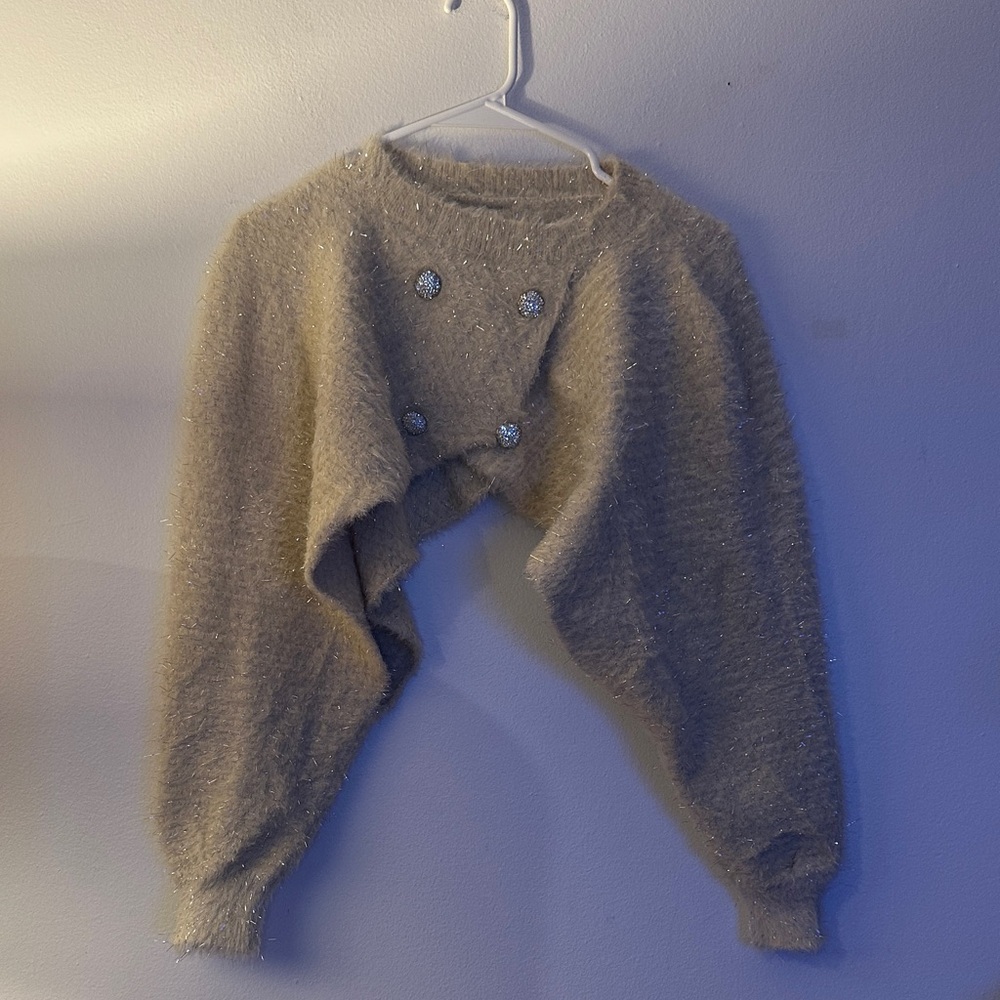Cider Cream Buttoned Women's Shrug